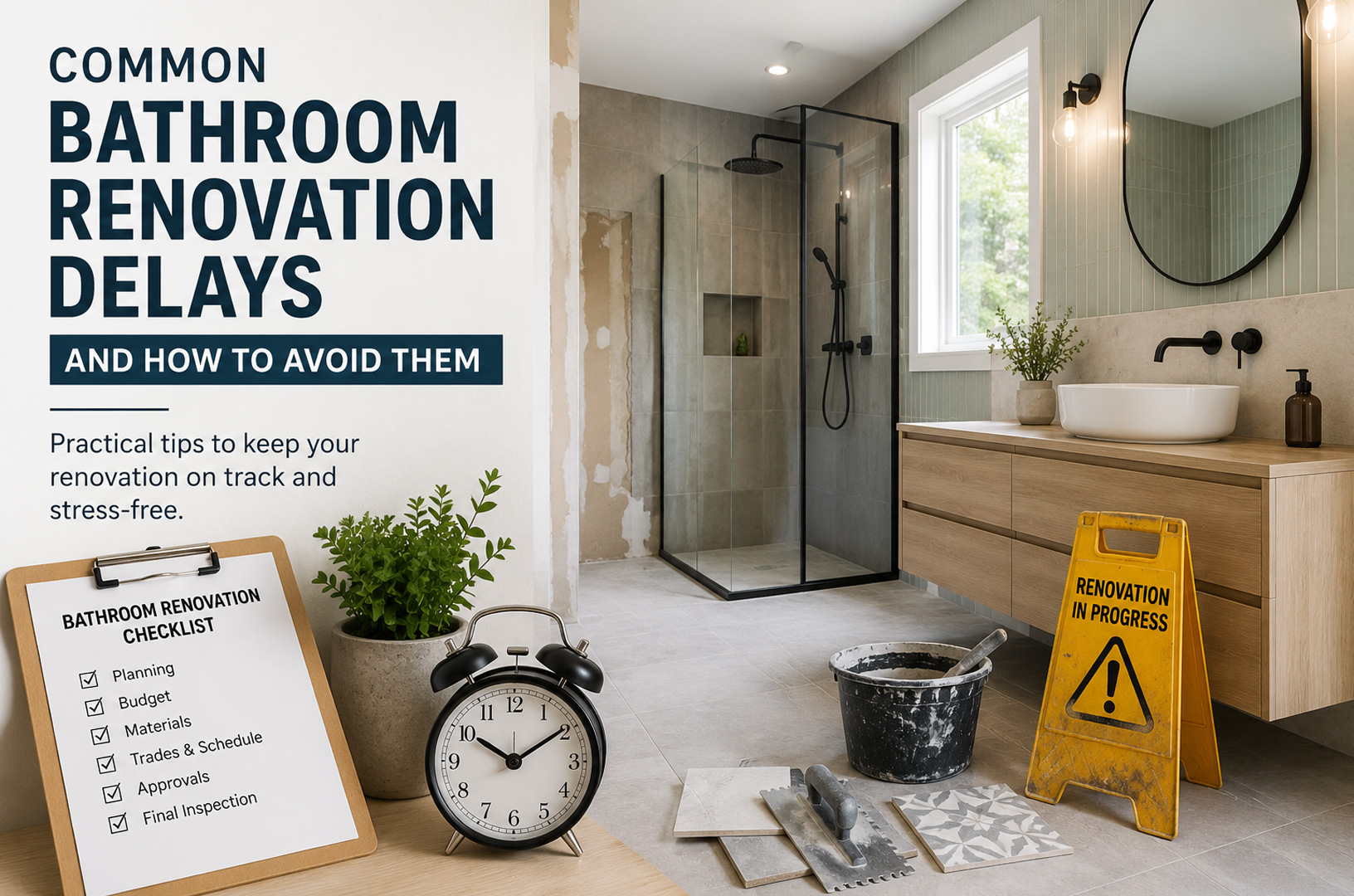 Common Bathroom Renovation Delays and How to Avoid Them
